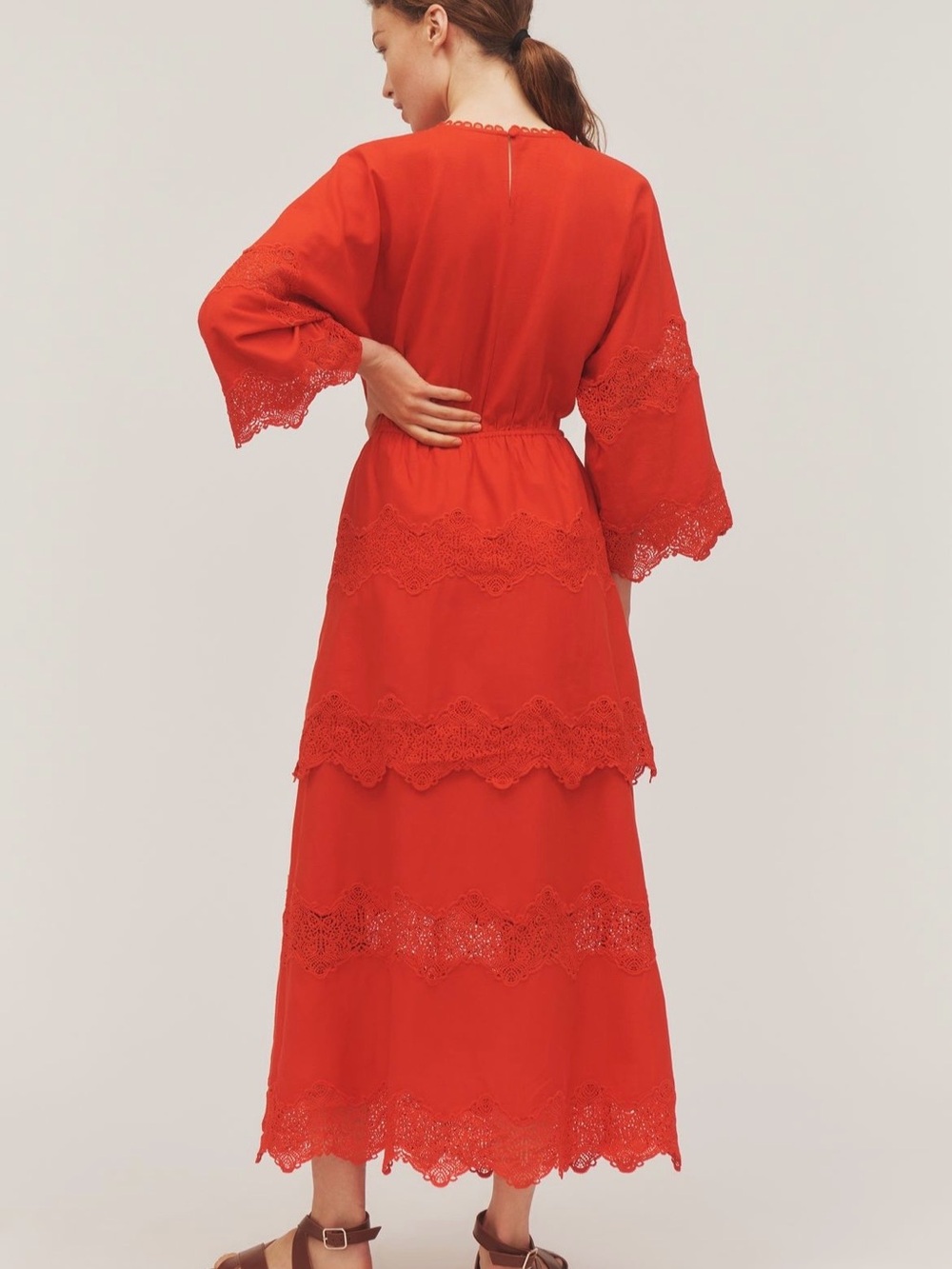 FARM RIO x Anthropologie V-Neck Tie-Front
Midi Dress - NWT - Picture 3 of 8